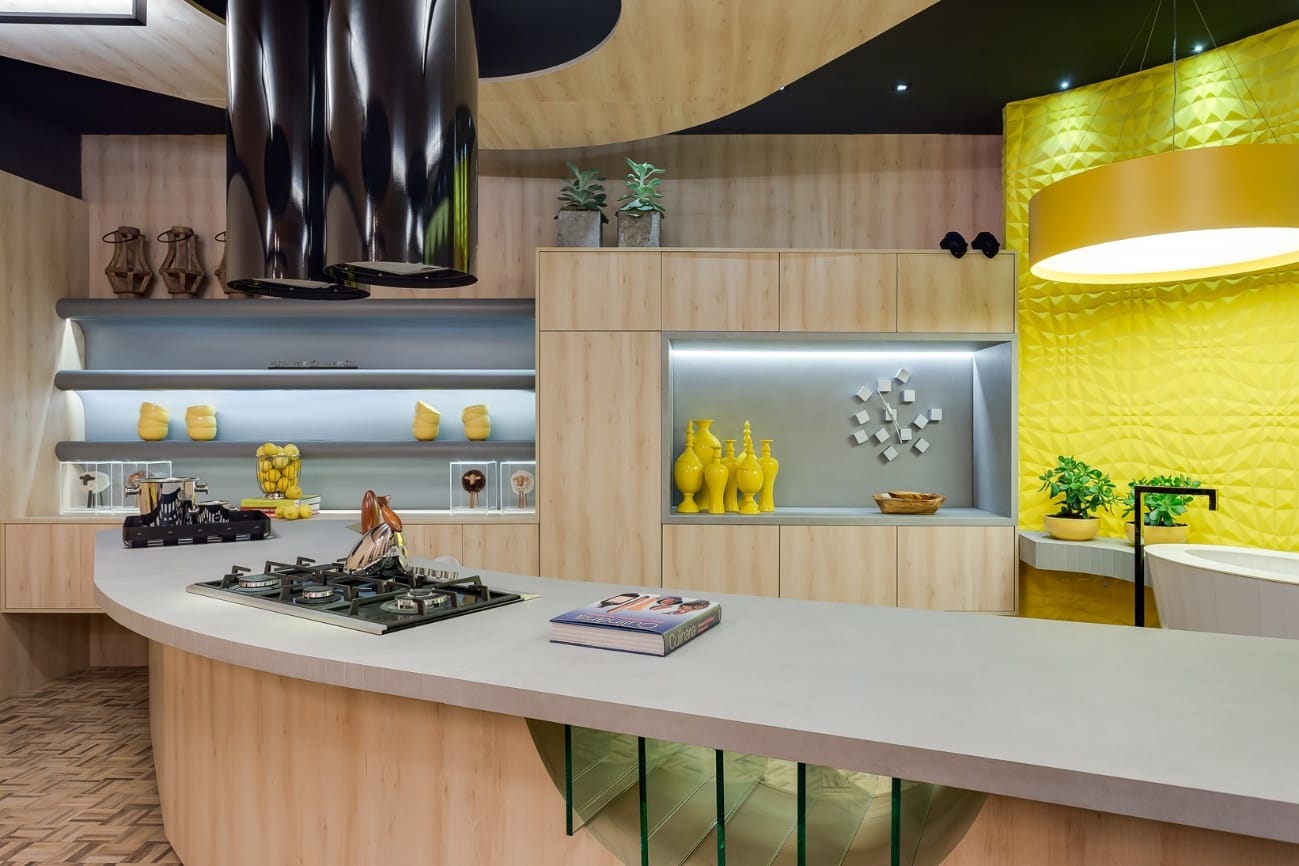 Alicante e Neolith em 2 espaços da CASACOR Paraná 2016